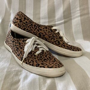 Keds | Cheetah print sneakers.